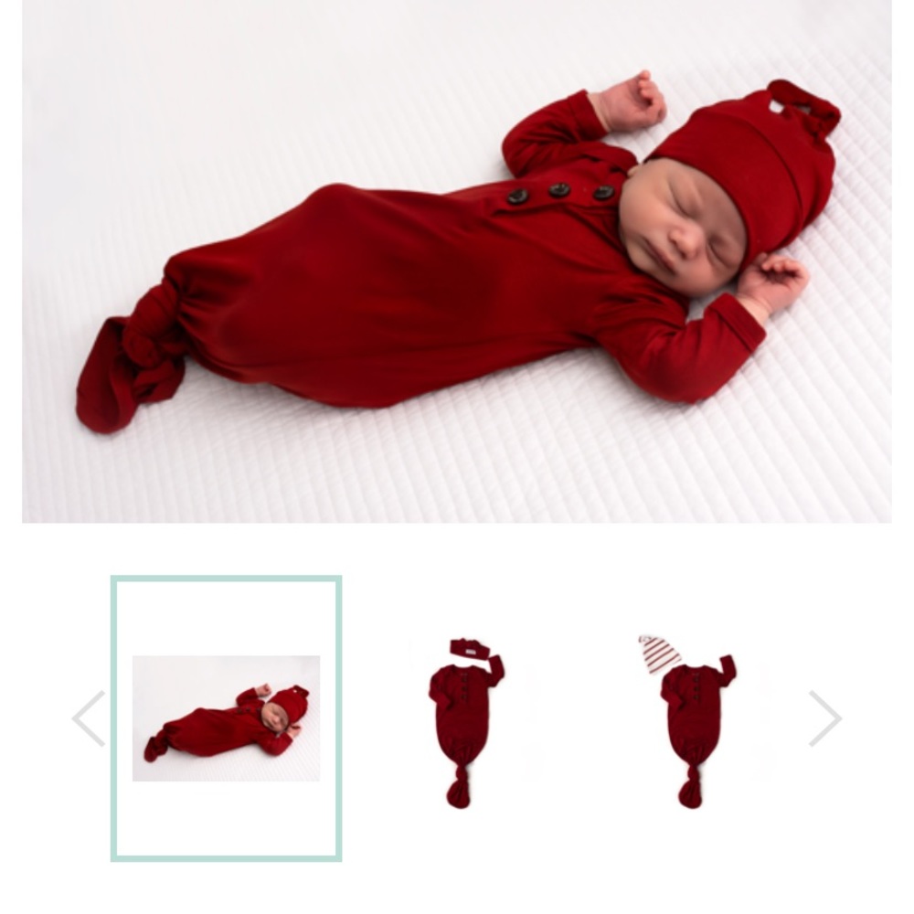 Gigi and Max Bamboo Knotted Gown